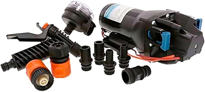 Jabsco Q402J-118N-3A, HotShot HD4, 24 Volt, 4 GPM 60PSI Heavy Duty Washdown Pump