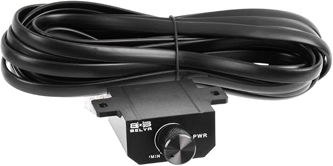 Belva BXA5002 500W Peak BX-Series 2-Ohm Stable Class-A/B 2-Channel Car Audio MOSFET Amplifier with Remote Subwoofer Level Control