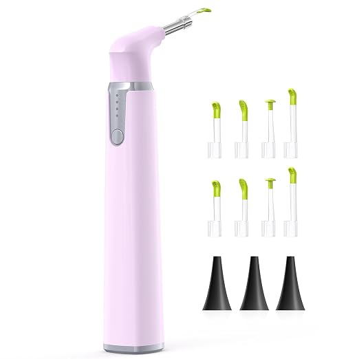 ScopeAround Otoscope with Light, Ear Camera with Dual View, 720pHD WiFi Ear Scope with 6 LED Lights, 3.9mm Lens Otoscope Camera for Kids and Adults, Ear Scope Compatible w/iPhone and Android Pink