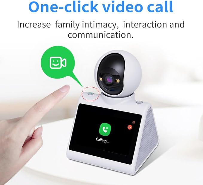 Indoor Home Security Camera,Dual-Band(5G/2.4G) Pet Dog Camera,Two Way Video Camera with 4.3" Screen,Nanny cam,Monitor for Baby/Elder/Nanny/Dog/pet with Phone App Dome Camera