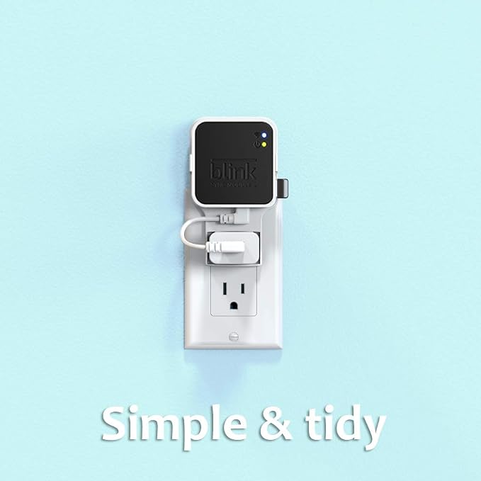 256GB USB Flash Drive with Outlet Mount Compatible with Blink Sync Module 2, Space-Saving Mount Bracket Holder for Blink Outdoor/Indoor Security System (Sync Module 2 is NOT Included),2Pack