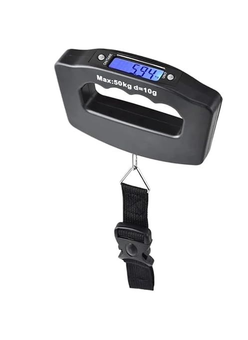 Digital Luggage Scale, Digital Luggage Scale Portable Suitcase Tool Handheld Electronic Backlight Weighting Travel Accessories,for Suitcase Hanging Weight(1PC)