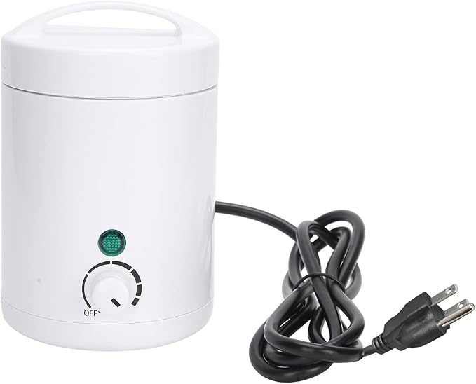 Mini Hair Removal Wax Hot Machine, with 6 Gears Temperature Adjustment Mini Wax Heater, Multi Purpose Wax Machine, Hair Removal Paraffin Wax Machine for Men Women, Wax Warmer(US Plug)