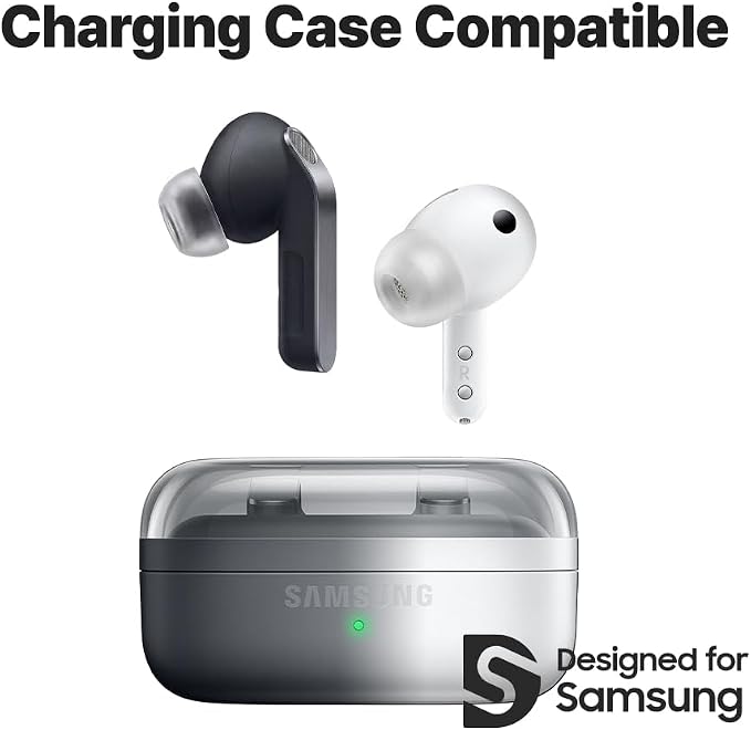 AZLA MAX for Galaxy Buds 4/3 Pro Ear Tips - Samsung-Certified Ear Tips | SMAPP-Certified, Galaxy Buds 4/3 Pro, Matte Surface, Pressure-Free, Comfortable Fit, Easy to Clean, Medical Silicone