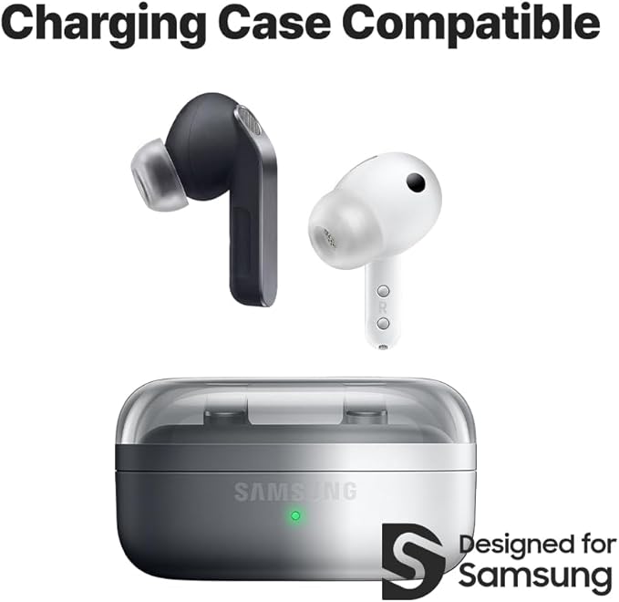 AZLA MAX for Galaxy Buds 4/3 Pro Ear Tips - Samsung-Certified Ear Tips | SMAPP-Certified, Galaxy Buds 4/3 Pro, Matte Surface, Pressure-Free, Comfortable Fit, Easy to Clean, Medical Silicone