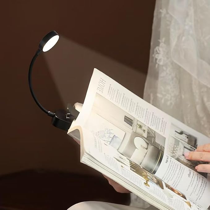 30 Pack Book Light for Reading in Bed，3 Color Temperature Reading Light，Adjustable Brightness，Clip on to Book for Reading at Night
