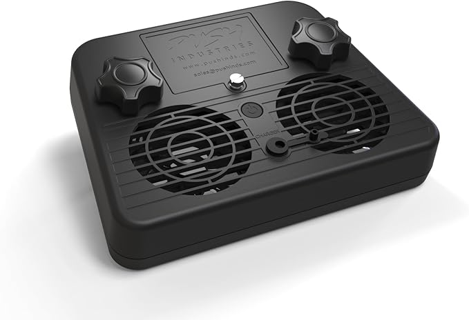 Push Industries 901.901 Vortex Kennel & Crate Fan Powered by 120V or Inc. Rechargable Battery - Multi Speed (Each)