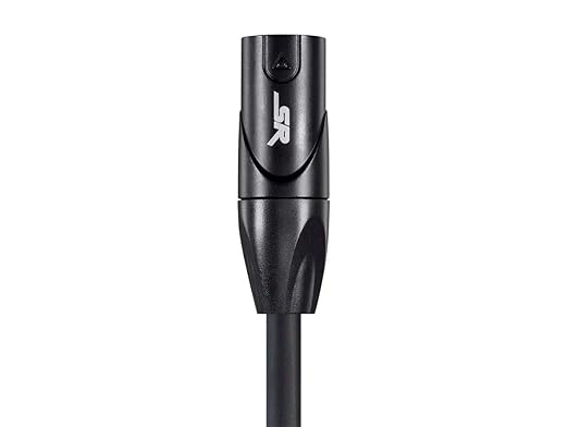 Monoprice XLR Male to XLR Female Cable [Microphone & Interconnect] - 50 Feet | Gold Plated, 16AWG - Stage Right Series Black