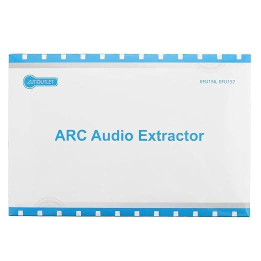 AUTOUTLET 192KHz HDMI ARC Audio Extractor to Optical TOSLINK SPDIF & Coaxial Audio Splitter Converter, Only for HDTV ARC Port to Speakers, Amplifiers, Soundbar Support Dolby/DTS 5.1(NO CEC)