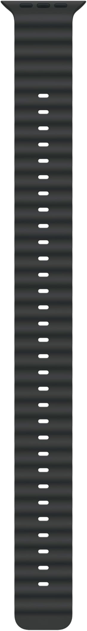 Apple Watch Band - Ocean Band Extension (49mm) - Black with Natural Titanium Finish - Extension