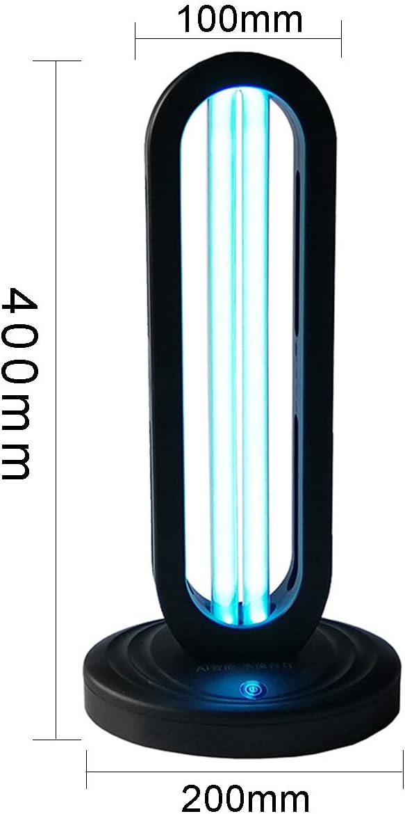 UV Lamp with Ozone Sanitizer Lamp for Home & Commercial – 38W UVC Sanitizer Lamps with Remote Control & 3-Speed Timer (15/30/60 Mins), 99.99% Disinfection Rate,110V Odor Elimination- EPA Certified