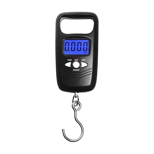 Luggage Weight Scale, 4pcs 50KG Portable Electronic Scale Mini Hanging Scale LCD Backlight Digital Pocket Scales Luggage Weighting Fishing Hook Balance,Hand Scale