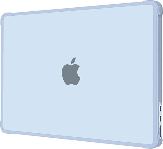 MOSISO Compatible with MacBook Air 13 inch Case M5 2026 M4 2025 M3 M2 2024-2022 A3449 A3240 A3113 A2681, Seamlessly Closes Anti-Crack&Anti-Fingerprints Hard Shell for MacBook Air 13.6, Sky Blue