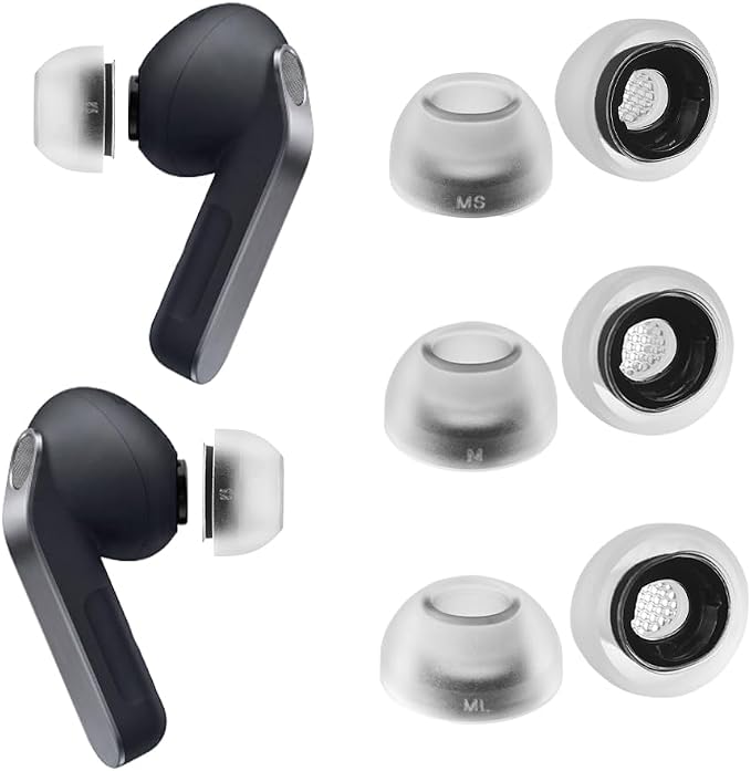 AZLA MAX for Galaxy Buds 4/3 Pro Ear Tips - Samsung-Certified Ear Tips | SMAPP-Certified, Galaxy Buds 4/3 Pro, Matte Surface, Pressure-Free, Comfortable Fit, Easy to Clean, Medical Silicone