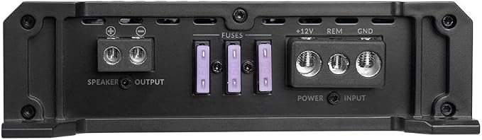 Belva BXD4K 4000W Peak BX-Series 1-Ohm Stable Class-D Monoblock Car Audio MOSFET Amplifier with Remote Subwoofer Level Control