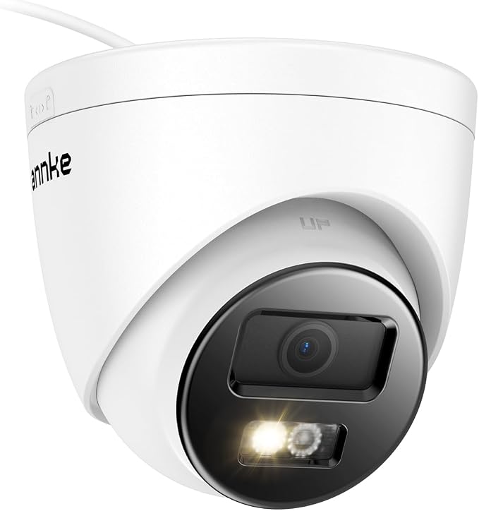 ANNKE C800 4K PoE Security Camera with AI Human/Vehicle Detection, IP Cam with Audio,Wide Angle, Remote Access, Spotlight Night Vision, IP67 Waterproof, H.265+, Support up to 512GB TF Card