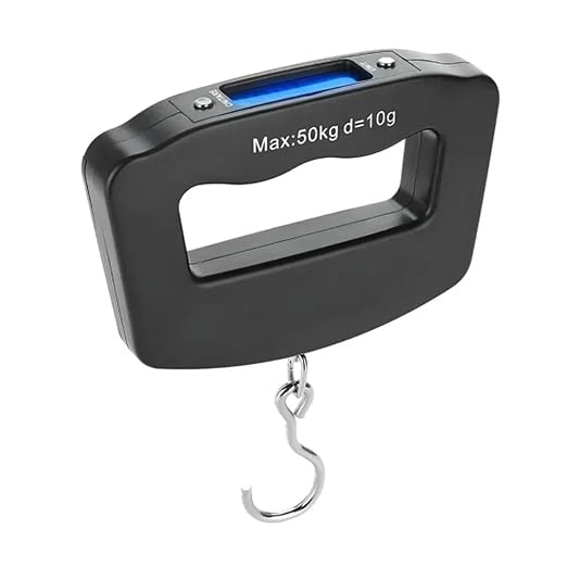 Luggage Weight Scale, 4pcs 50kg/10g Digital Luggage Scale Electronic Portable Suitcase Travel Weighs with Backlight Electronic Travel Hanging Scales,Hand Scale