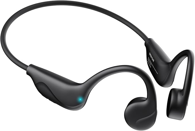 Bone Conduction Headphones,Bluetooth V6.0 Bone Conduction Earbuds with Mic,Open Ear Headphones 12Hrs Playtime,Wireless IPX5 Waterproof Sport Headphone for Running,Walking,Cycling,Gym