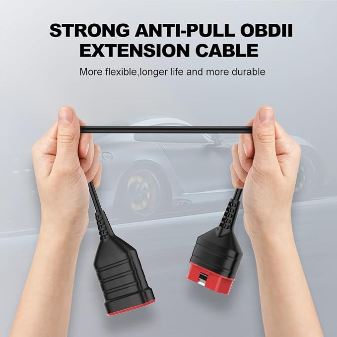 THINKCAR THINKSCAN 662 OBD2 Scanner + Universal 16 Pin Male to Female OBD2 Extension Cable,Car Scanner Engine ABS SRS Transmission