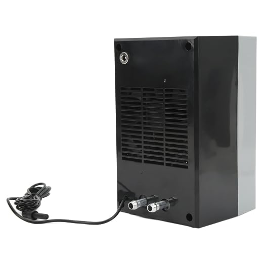Aquarium Chiller, ABS Housing Digital Display Intelligent Temperature Control Electric Water Heater Chiller for Aquaculture US Plug Pump US Plug 110V