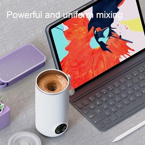 Travel Electric Kettle, Portable Water Kettle with Mixing Function, Adjustable Temperaturem, for Hot Water, Coffee, Tea, Milk, USB Charging, 400ML