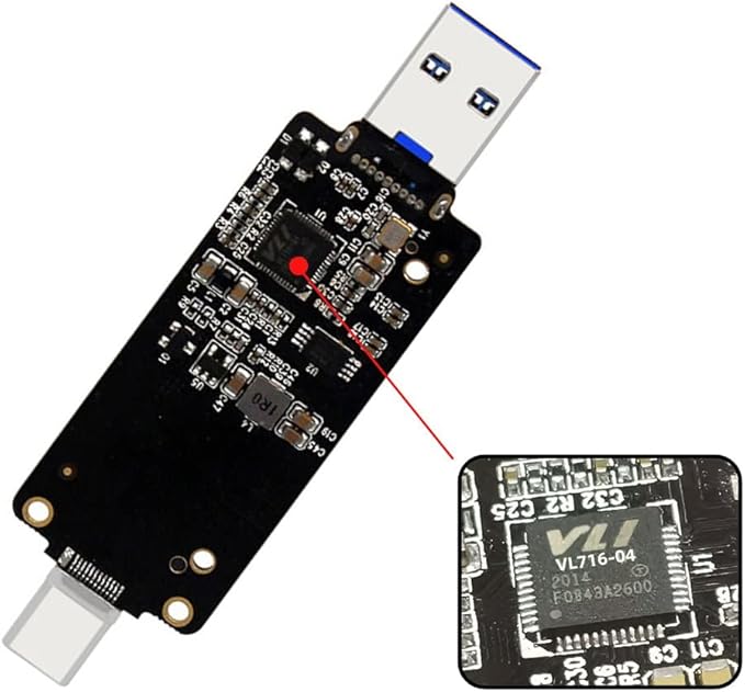 Cablecc Type-C USB-C USB3.0 to CFast 2.0 Card Adapter PCBA CFast Card Reader for Desktop Laptop