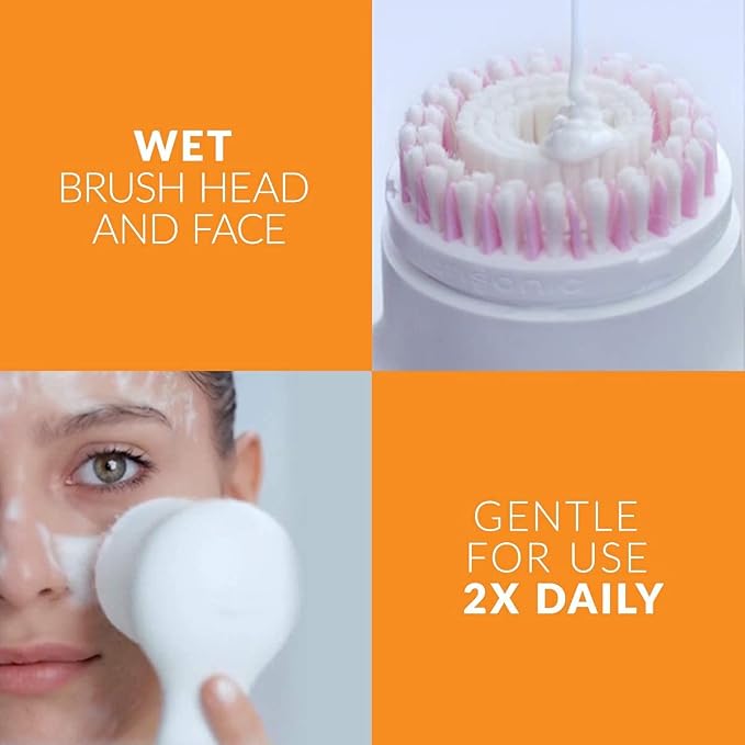 Clarisonic Mia 2, Sonic Facial Cleansing Brush System, White