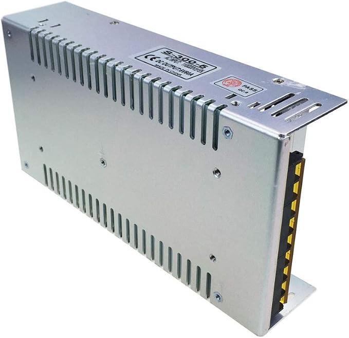 Aclorol 5V 60A 300W Power Supply 110V / 220V AC to DC 5V 60amp Universal Transformer Switching Driver Converter Power Transformer for WS2812B WS2813 LED Strip Pixel Lights CCTV Camera Security System
