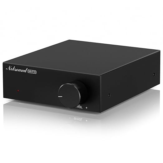 Nobsound Mini Mono Subwoofer Amplifier: 100W HiFi Amp with TPA3116 & Low-Pass Filter for Home Theater, Bass Shaker, Gaming, Subwoofer, Speaker (NS-21G)
