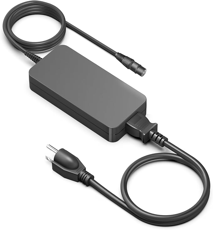 HKY 48V 5.2A GaN-Base Ultra Compact AC/DC Adapter for Amaran 200D,200X,200X S, 200D S LED Light Replacement Aputure Amaran 200 Series Power Supply Cord Charger Model EA12521M-480