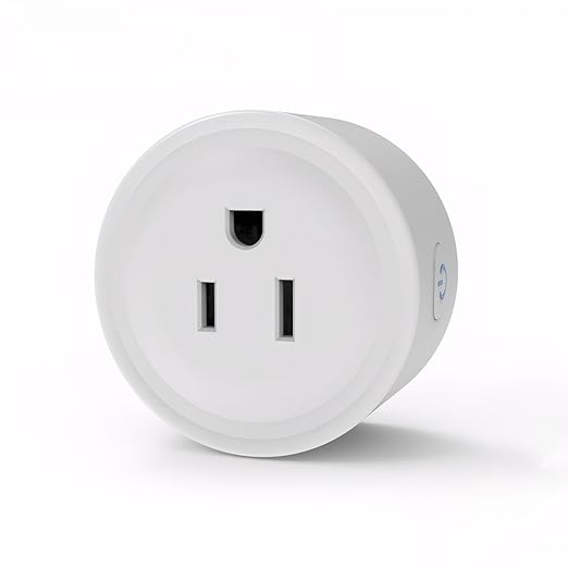 Mengshen Smart Plug Home WiFi Outlet with App Remote Control Compatible with Alexa & Google Home Smart Socket with Timer Function 16A 2.4GHz WiFi Only No Hub Required
