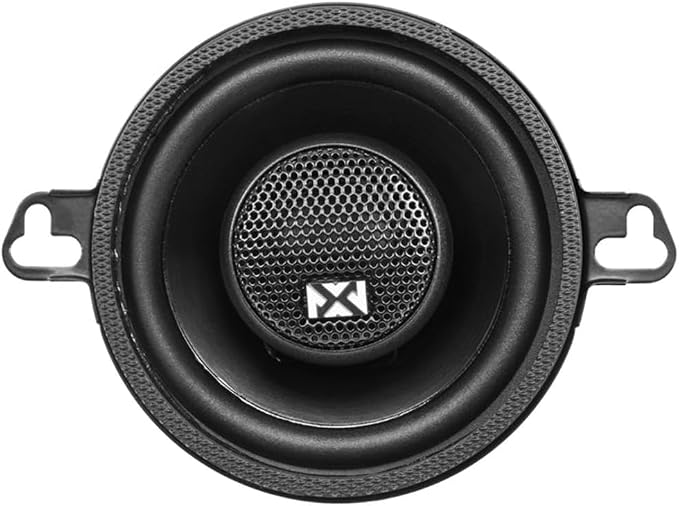 NVX NSP35 3.5" Car Speakers, 200W Max, 70W RMS, 2-Way Coaxial w/Silk Dome Tweeters & Built-in X-Overs, Easy to Install in Cars/Trucks/Doors (Pair)