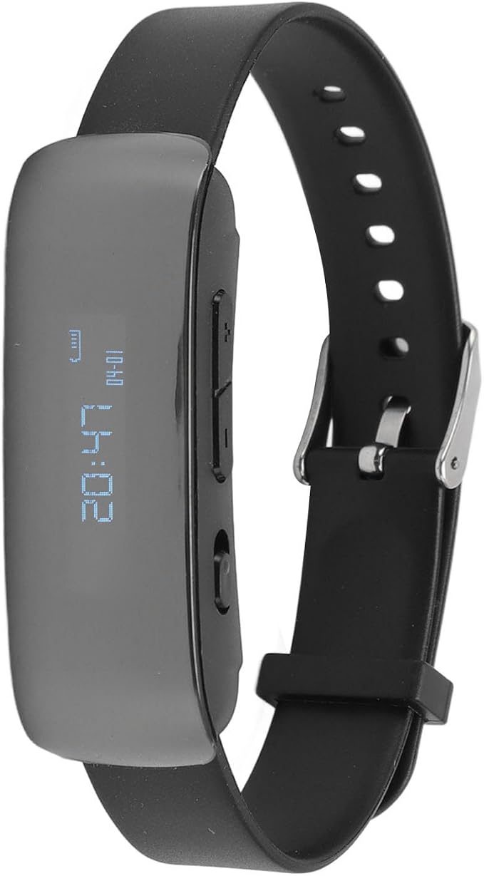 ciciglow Voice Recorder Watch, Noise Cancelling Digital Voice Recorders, Long Recording Audio Bracelet Recorder with Playback, Time Display, Mp3 Music Player (32G)