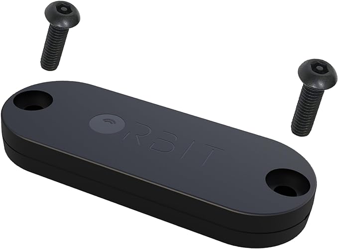 Orbit Velo - Advanced Bike Tracker with Apple Find My, Global GPS Location on iPhone, iPad, Mac & Apple Watch, Waterproof with 3 Year Battery Life, Secure Mount for Bottle Holder | item-finders