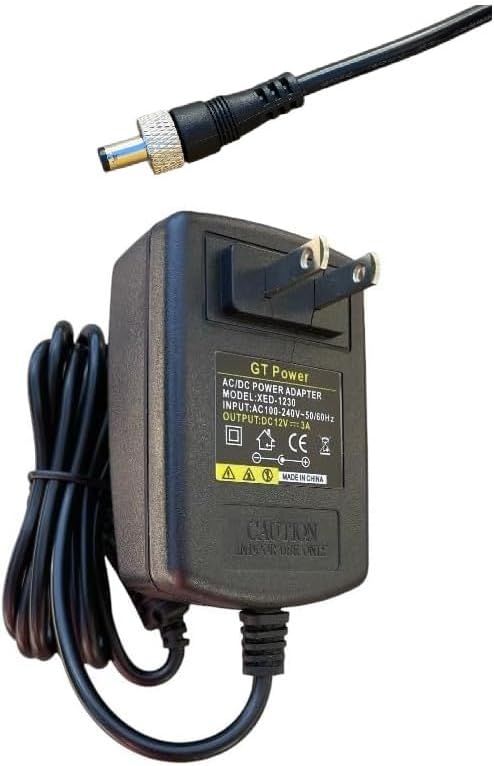 Locking Connector AC Adapter Power Supply Compatible with Blackmagic Design ATEM Mini Pro and ATEM Mini Pro ISO