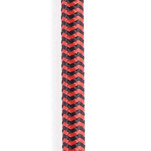 D'Addario Accessories D'Addario Guitar Cable - Guitar Lead - Instrument Cable - Guitar Accessories - Braided Cable - 15 Feet/4.57 Meters - Red - 2 Pack