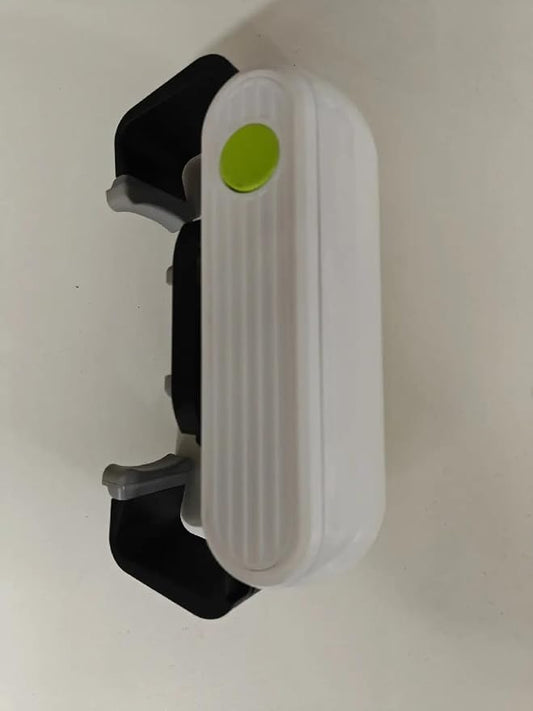 Electric Jar Opener for Seniors, White Automatic Hands Free Jar Opener, One Touch Bottle and Jar Opener for Arthritis, Weak Hands, Cordless Kitchen Gadget for Tight Lids