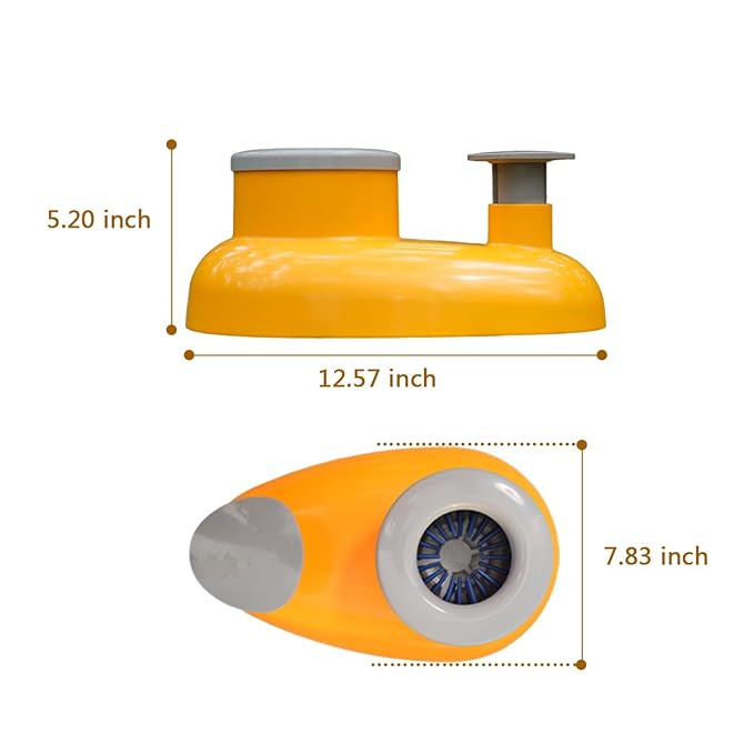 Mechanical Dog Paw Cleaner-Manually Driven Spinning-Cup Washer for All Breeds (Small-Medium)