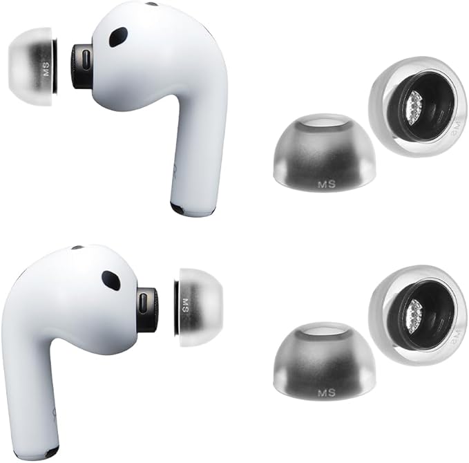 AZLA MAX AirPods Pro 3 Ear Tips, Medical Silicone Ear Tip Replacement