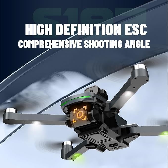 Adults GPS Drone with 4.5" Screen Remote Controller, 1080P HD Dual Lens Brushless Motor FPV RC Quadcopter, Auto Return Home, 360 Degree Flip, with 2 Batteries, Under 249g Full-Size Foldable Copter