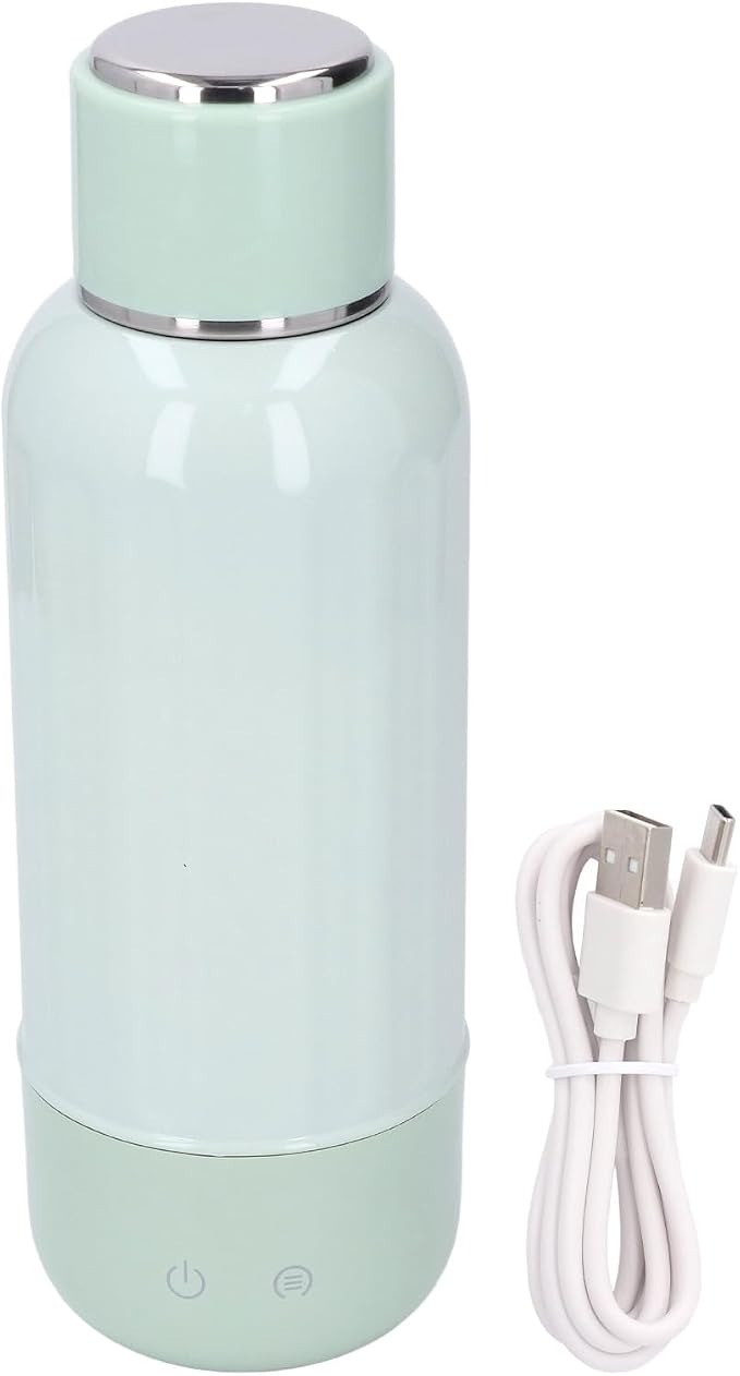 FILFEEL Travel Electric Kettle 316 Stainless Steel Constant Temperature Portable Cordless Electric Water Bottle for Outdoor, with Lightweight Design,Quick Heating, Cordless Heating,