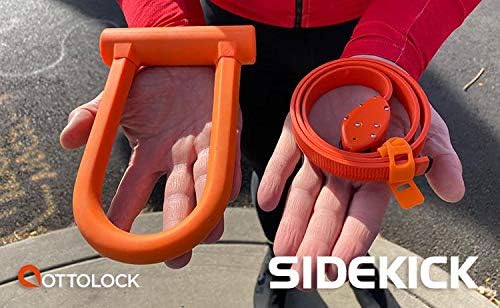 OTTOLOCK Sidekick Compact U-Lock – Lightweight Anti-Theft Bike Lock for Road, Mountain & Electric Bikes with Keys | bike-locks