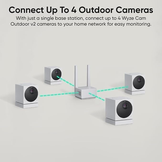 Cam Outdoor Add-on v2 (2 Cameras, Requires Base Station) - 1080p HD Wireless Home Security Camera, 6-Month Battery Life, Color Night Vision, 2-Way Audio, PIR Motion Detection, 24/7 Recording