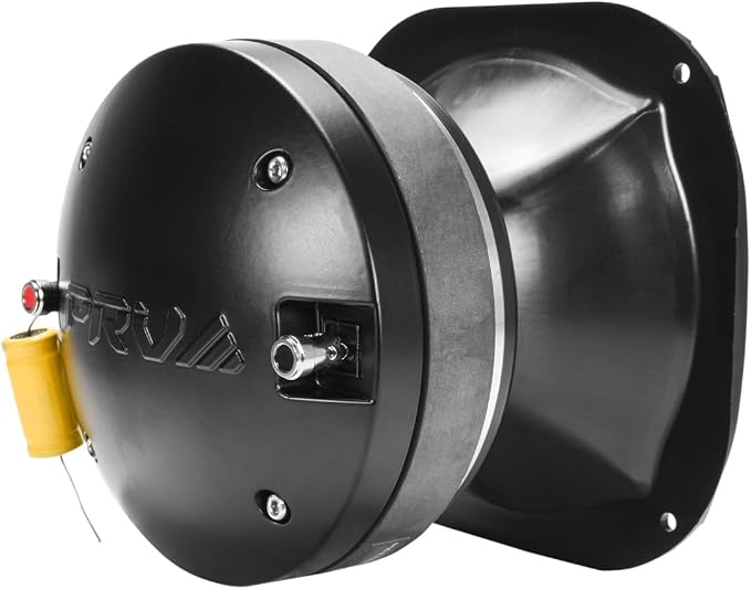 PRV AUDIO 2" Exit Midrange Compression Driver + Horn WG2200Ph Slim 200 Watts 8 Ohm 109 dB, Shallow Profile Aluminum Horn + Ferrite Phenolic Driver