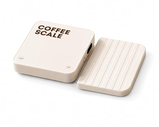Aviora Coffee Scale with Timer – 0.1g Precision USB-C Rechargeable Digital Espresso Scale, LED Display, Tare Function for Pour Over & Barista Brewing