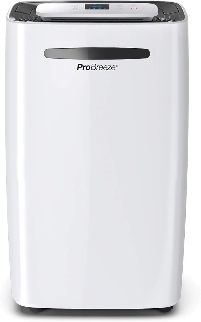 Pro Breeze Electric Large 50 Pint Dehumidifier for Home (3,500-4,000 sq.ft) Removes Moisture with built-in Humidity Sensor, Auto Shut Off, Continuous Drainage Hose, Ideal for Basements