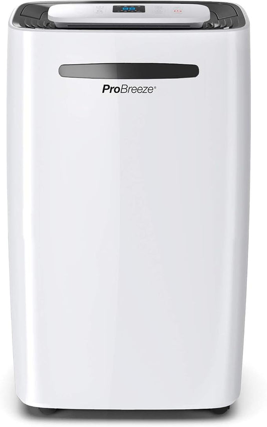 Pro Breeze Electric Large 50 Pint Dehumidifier for Home (3,500-4,000 sq.ft) Removes Moisture with built-in Humidity Sensor, Auto Shut Off, Continuous Drainage Hose, Ideal for Basements