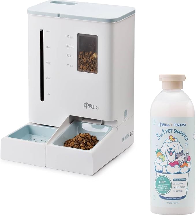 Buy FW54 WiFi Automatic Feeder with Pet Shampoo, Cozy Scent
