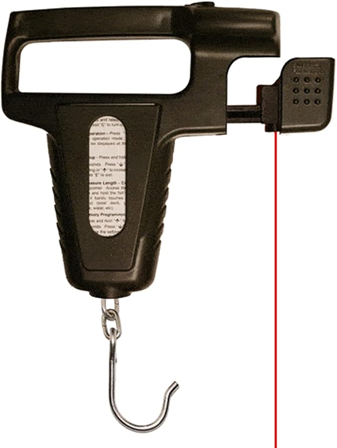 NorCross Marine Digital Fish Scale with Lip Grip and UltraSonic Length Measurment, 50 lbs. Max