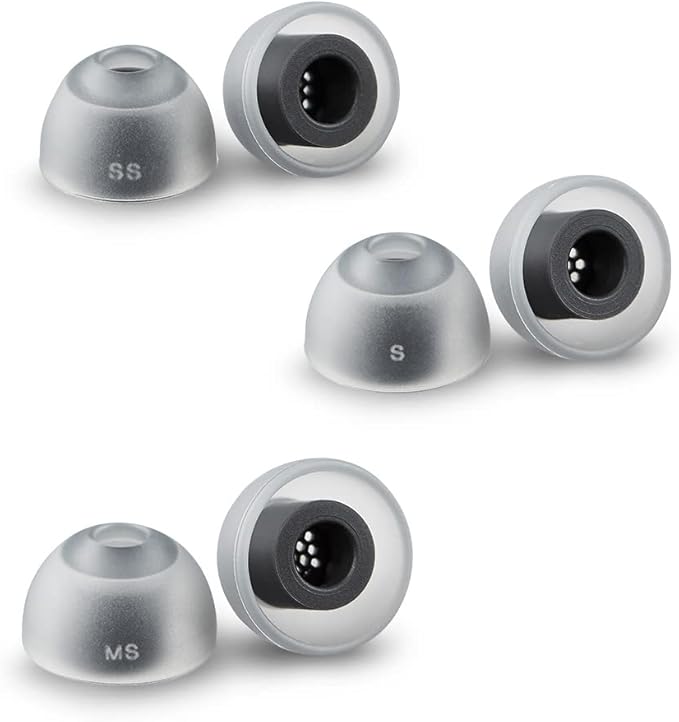 AZLA MAX ASMR Standard Earbud Tips, Medical Silicone IEM Ear Tips | Pressure-Free Fit, Compatible with Sony WF-1000XM6, WF-1000XM5, Beats Power Beats Pro 2, and other wireless earbuds